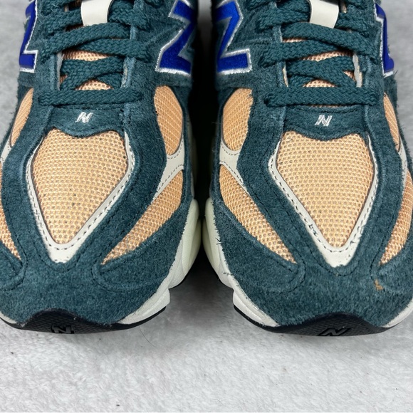 New Balance 9060 Shoes Kids Size 6.5 Green Orange Athletic Sneakers New In Box - Picture 6 of 14